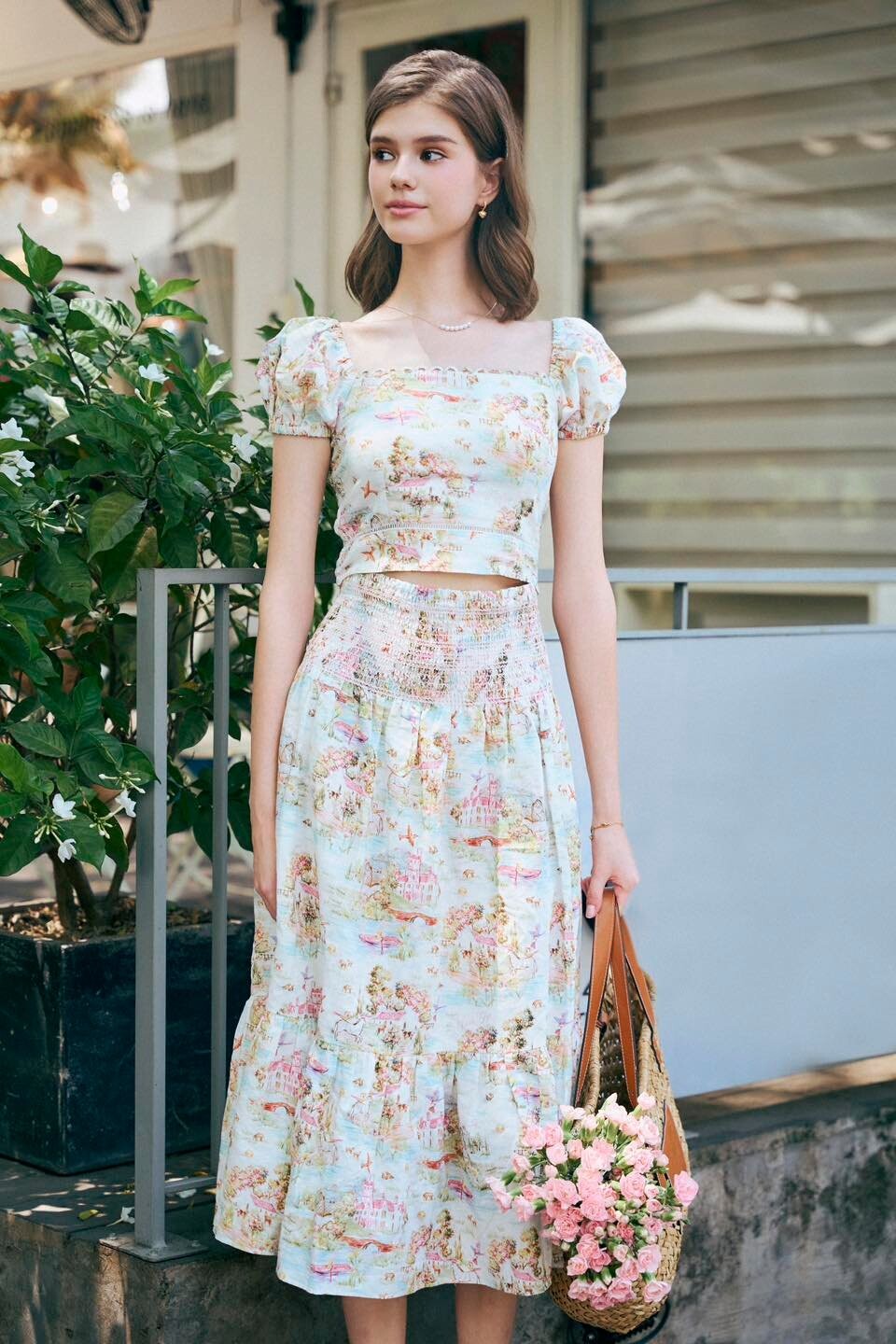 Pastel Garden Dress – Soft Bloom. Eternal Spring.