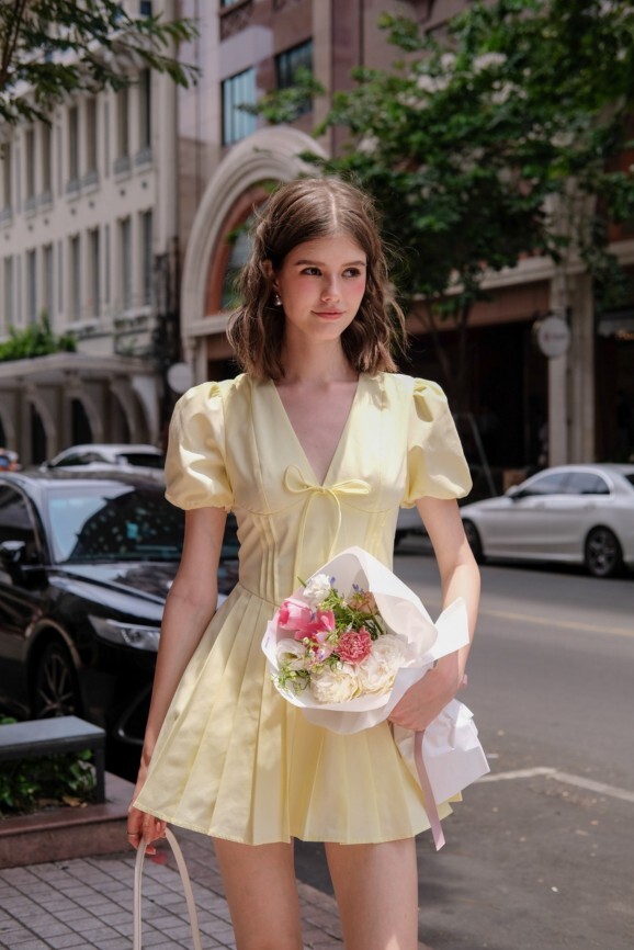 Lemon Meringue Puff Dress – Sunshine Served Sweet