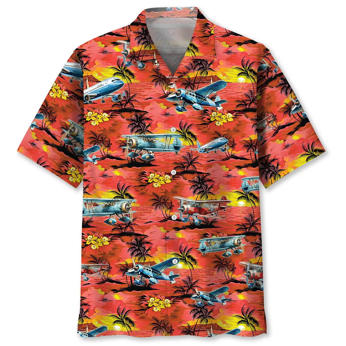 airplane-lover-hawaiian-shirt