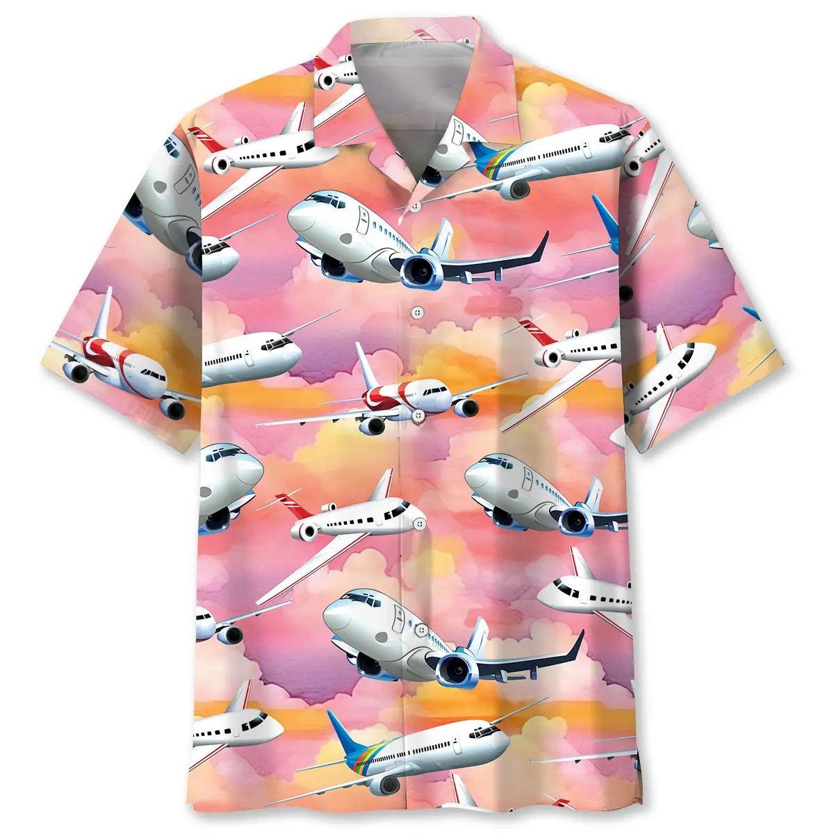 airplane-vacation-hawaiian-shirt