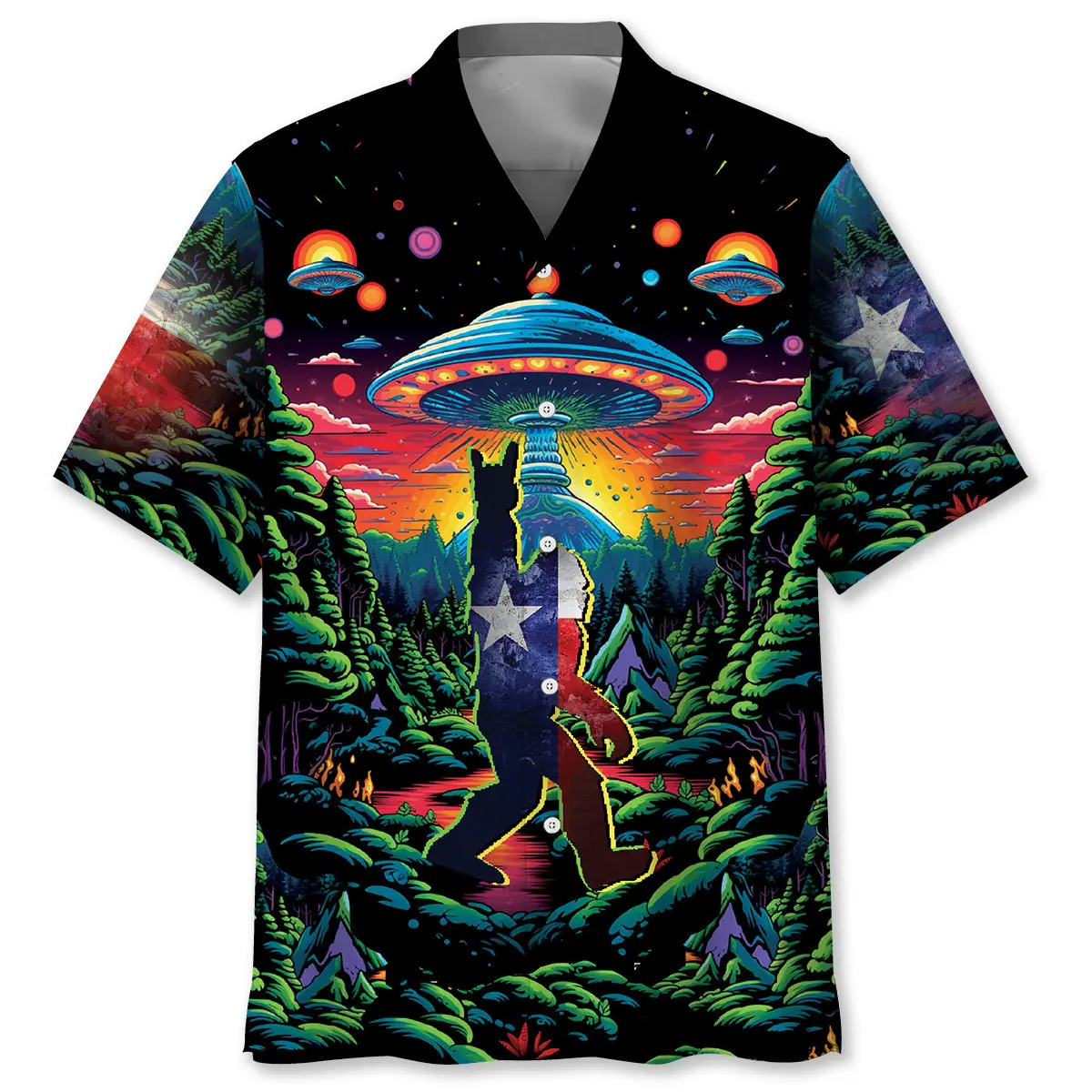 alien-bigfoot-texas-state-hawaiian-shirt