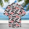 Amazing Camo Flamingo Hawaiian Shirt Summer Button Up HWBN2765494 - Beltina