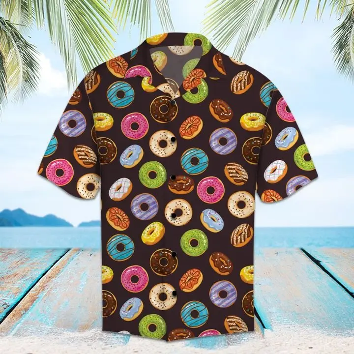 Amazing Donut Hawaiian Shirt Summer Button Up HWBN2765518 - Beltina