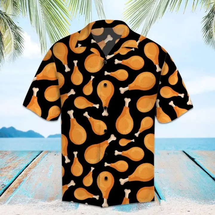 Amazing Fried Chicken Hawaiian Shirt Summer Button Up HWBN2765511 - Beltina