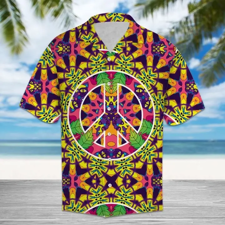 Amazing Hippie Jungle Cats Hawaiian Shirt Summer Button Up HWBN2765539 - Beltina