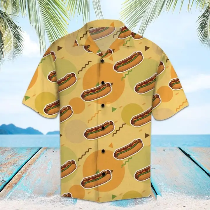 Amazing Hot Dog Hawaiian Shirt Summer Button Up HWBN2765536 - Beltina