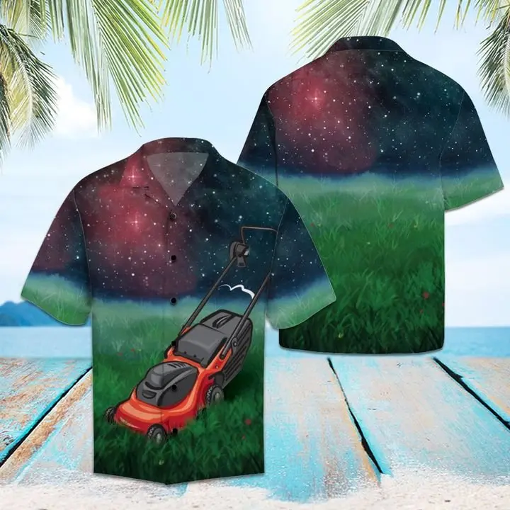 Amazing Lawn Mower Hawaiian Shirt Summer Button Up HWBN2765552 - Beltina