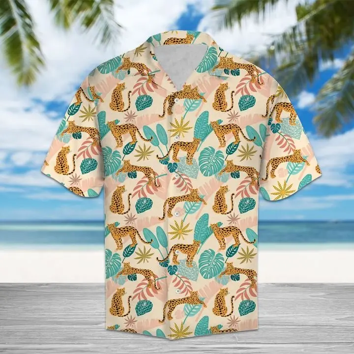 Amazing Leopard Hawaiian Shirt Summer Button Up HWBN2765545 - Beltina