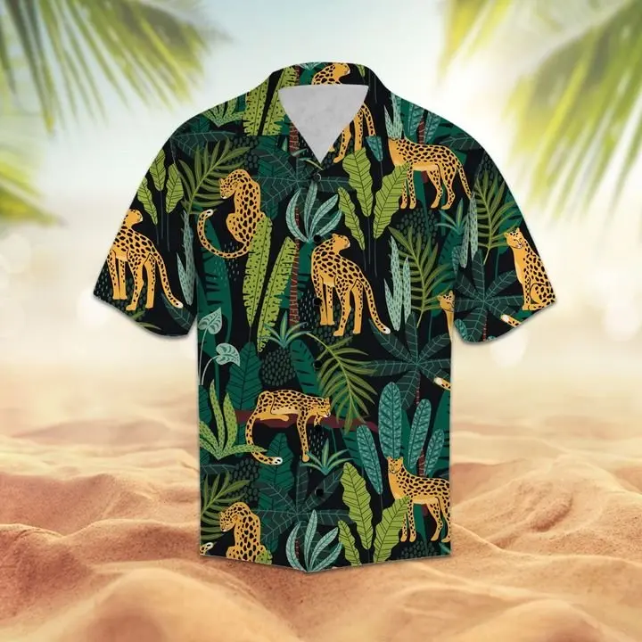 Amazing Leopard Hawaiian Shirt Summer Button Up HWBN2765547 - Beltina