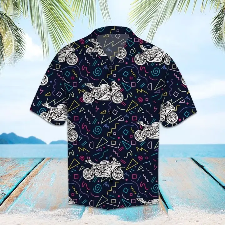 Amazing Motorcycles Hawaiian Shirt Summer Button Up HWBN2765530 - Beltina