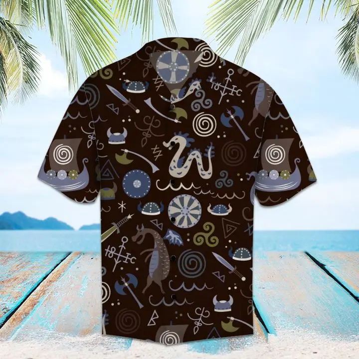 Amazing Viking Hawaiian Shirt Summer Button Up HWBN2765564 - Beltina