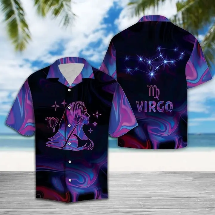 Amazing Virgo Horoscope Hawaiian Shirt Summer Button Up HWBN2765561 - Beltina