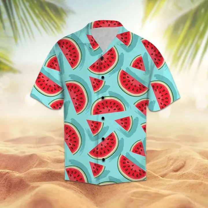 Amazing Watermelon Hawaiian Shirt Summer Button Up HWBN2765559 - Beltina