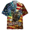 America Bald Eagle Stained Glass Art Hawaiian Shirt HWBN2764364 - Beltina