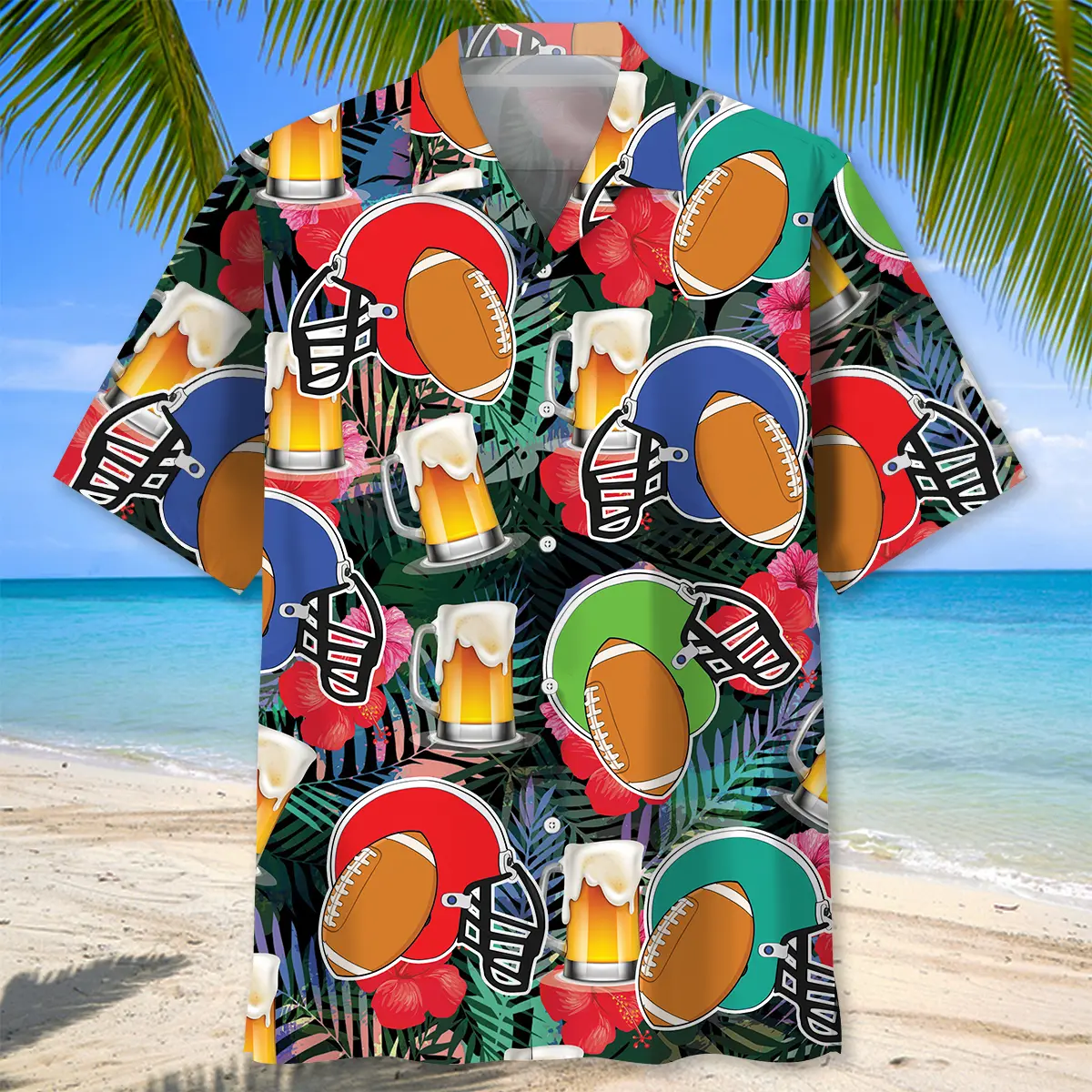 american-football-beer-tropical-hawaiian-shirt-1