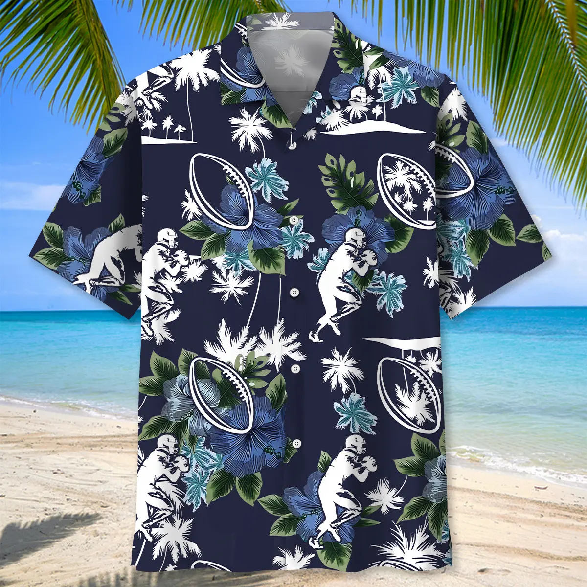 american-football-blue-nature-hawaiian-shirt-1
