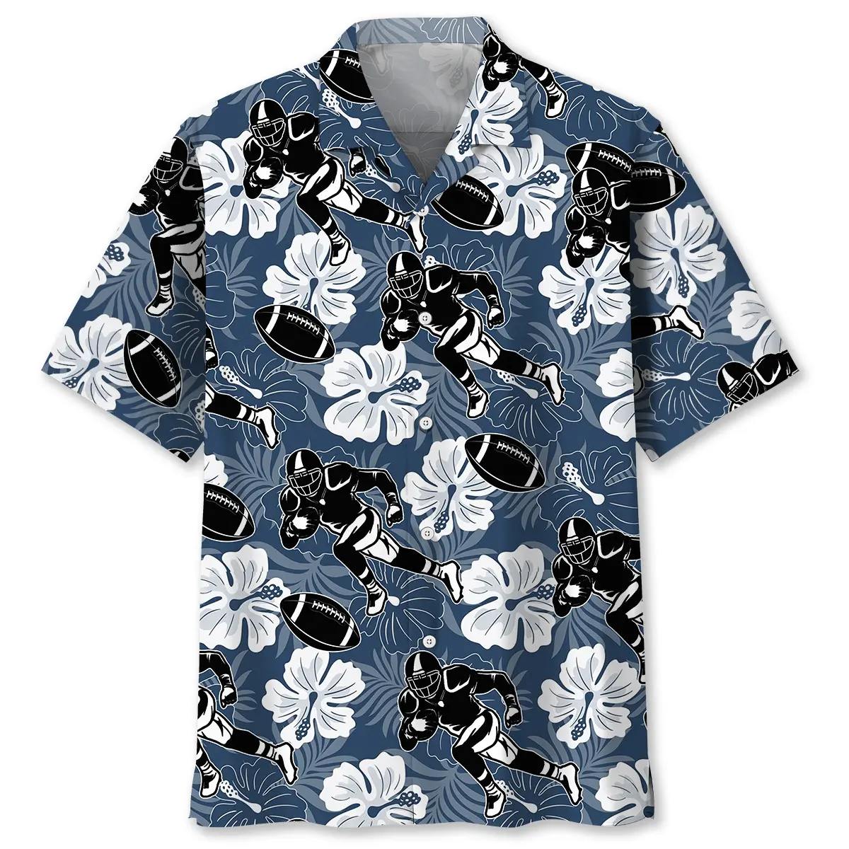 american-football-hibiscus-hawaiian-shirt