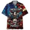 American Patriot Skull Eagle Hawaiian Shirt HWBN2764257 - Beltina
