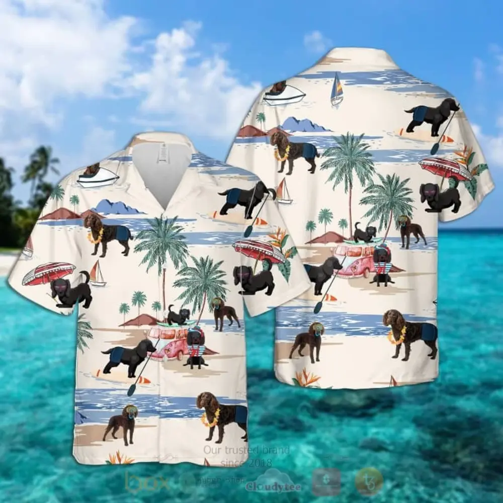 American Water Spaniel Terrier Summer Beach Hawaiian Shirt HWBN2765578 - Beltina