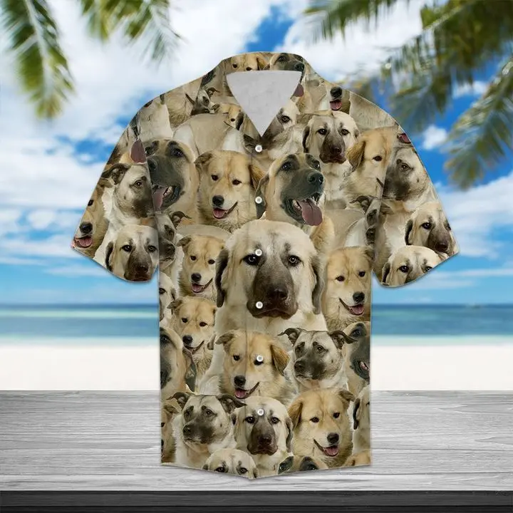 Anatolian Shepherd Hawaiian Shirt Summer Button Up HWBN2765577 - Beltina