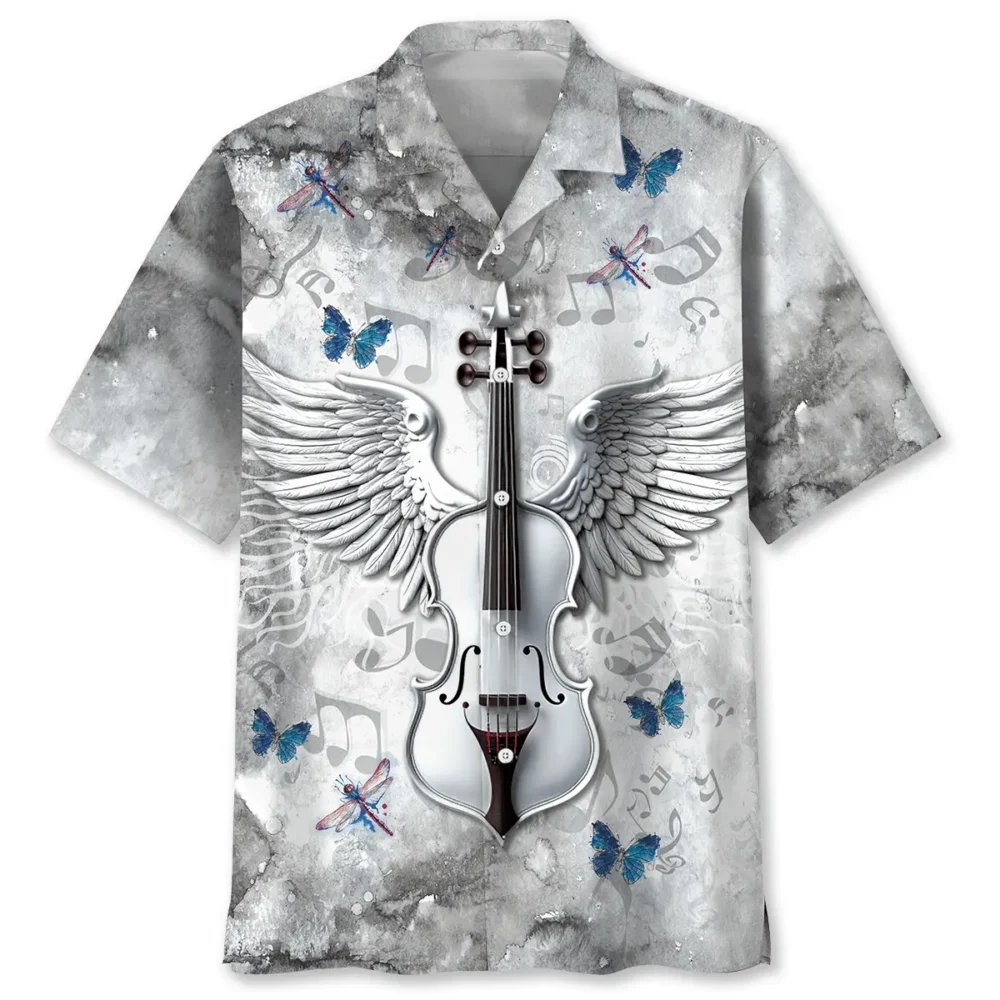 Angel Wings Violin Hawaiian Shirt HWBN2762929 - Beltina