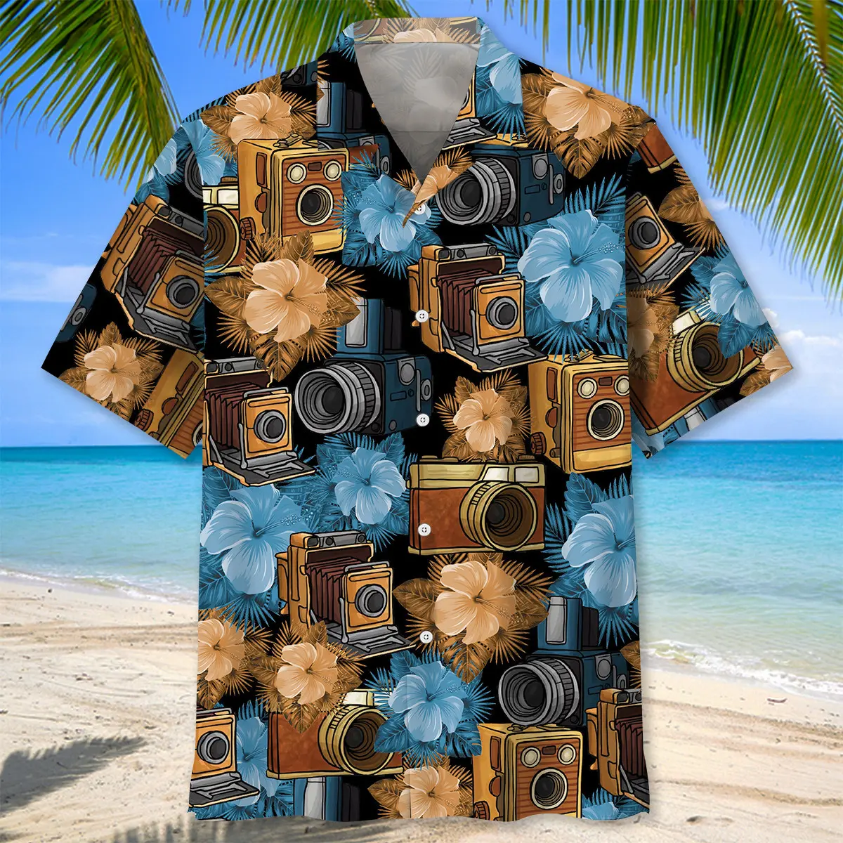 antique-vintage-camera-hawaiian-shirt-1