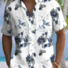 Aohadaddy Summer Plants Flowers Tropical Beach Casual Vacation Hawaiian Shirt HWBN2765193 - Beltina