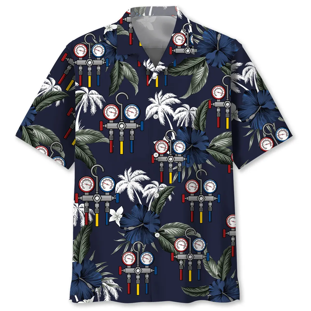 awesome-hvac-tech-hawaiian-shirt