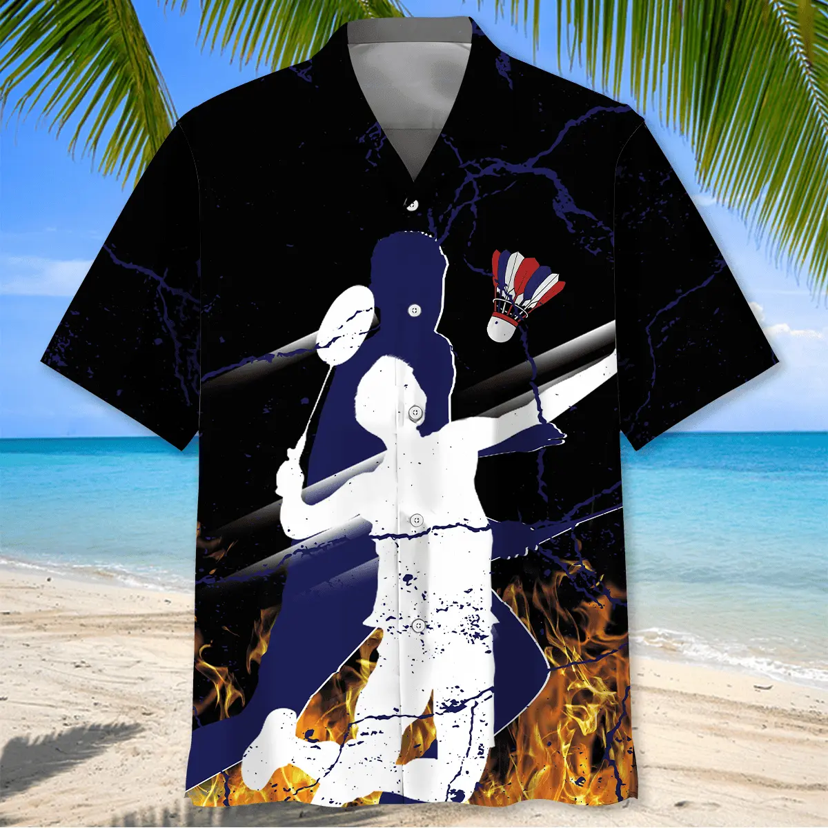 badminton-fire-hawaiian-shirt-2