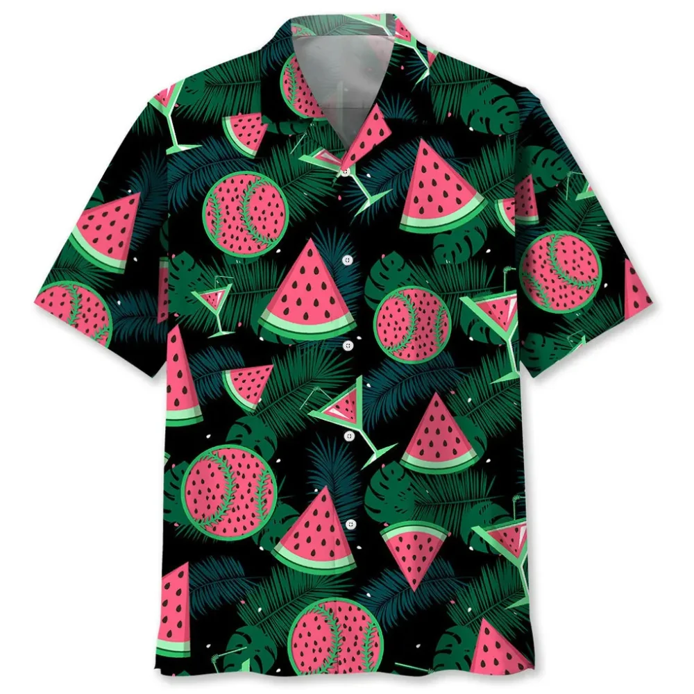 Baseball Watermelon Hawaiian Shirt HWBN2762381 - Beltina