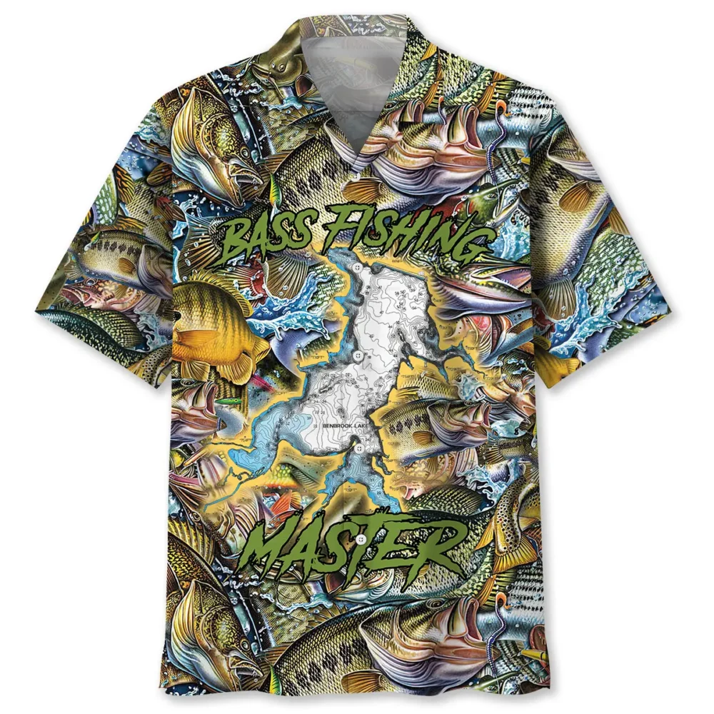 Bass Fishing Master Hawaiian Shirt HWBN2762760 - Beltina