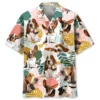 Basset Hound Tropical Hawaiian Shirt HWBN2763035 - Beltina