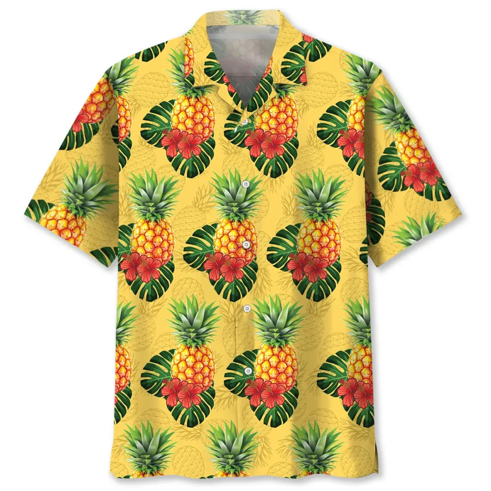 Beach Pineapple Hawaiian Shirt Men HWBN2763031 - Beltina