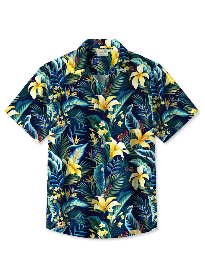 beach-vacation-hawaii-tropical-flower-lily-leaf-hawaiian-shirt