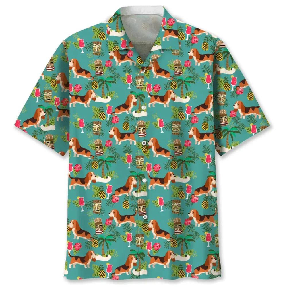 Beagle Beach Hawaiian Shirt HWBN2762119 - Beltina
