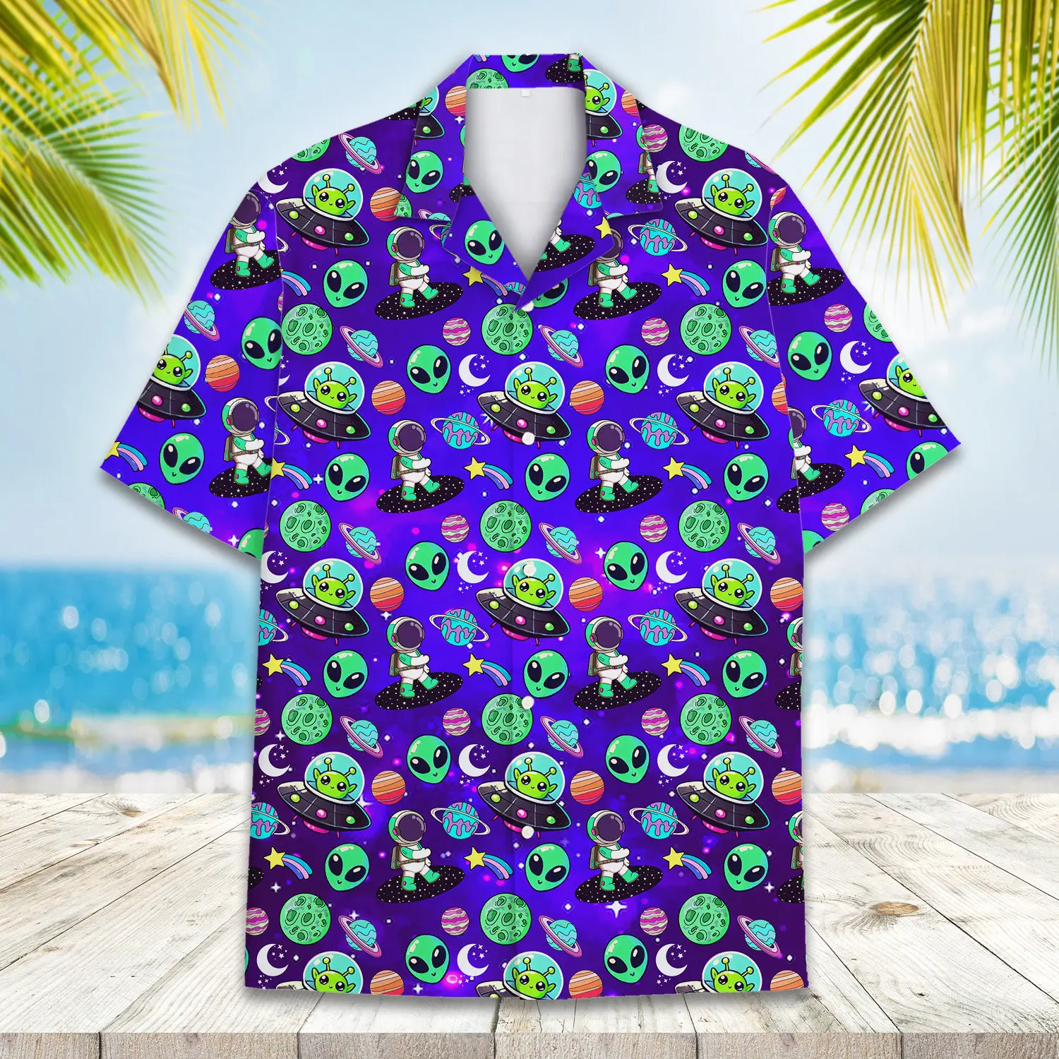 beautiful-hummingbird-green-tropical-leaves-pattern-hawaiian-shirt