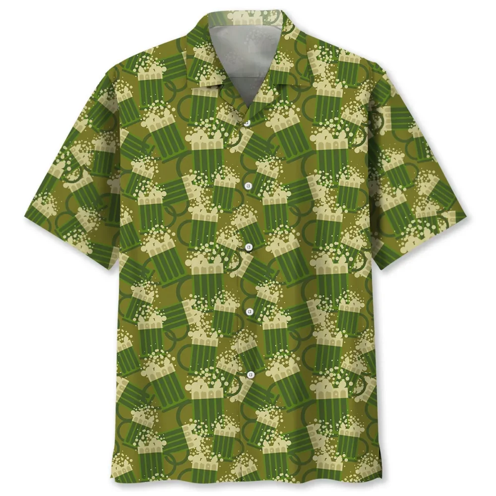 Beer Green Irish St.Patrick Day Hawaiian Shirt HWBN2762050 - Beltina
