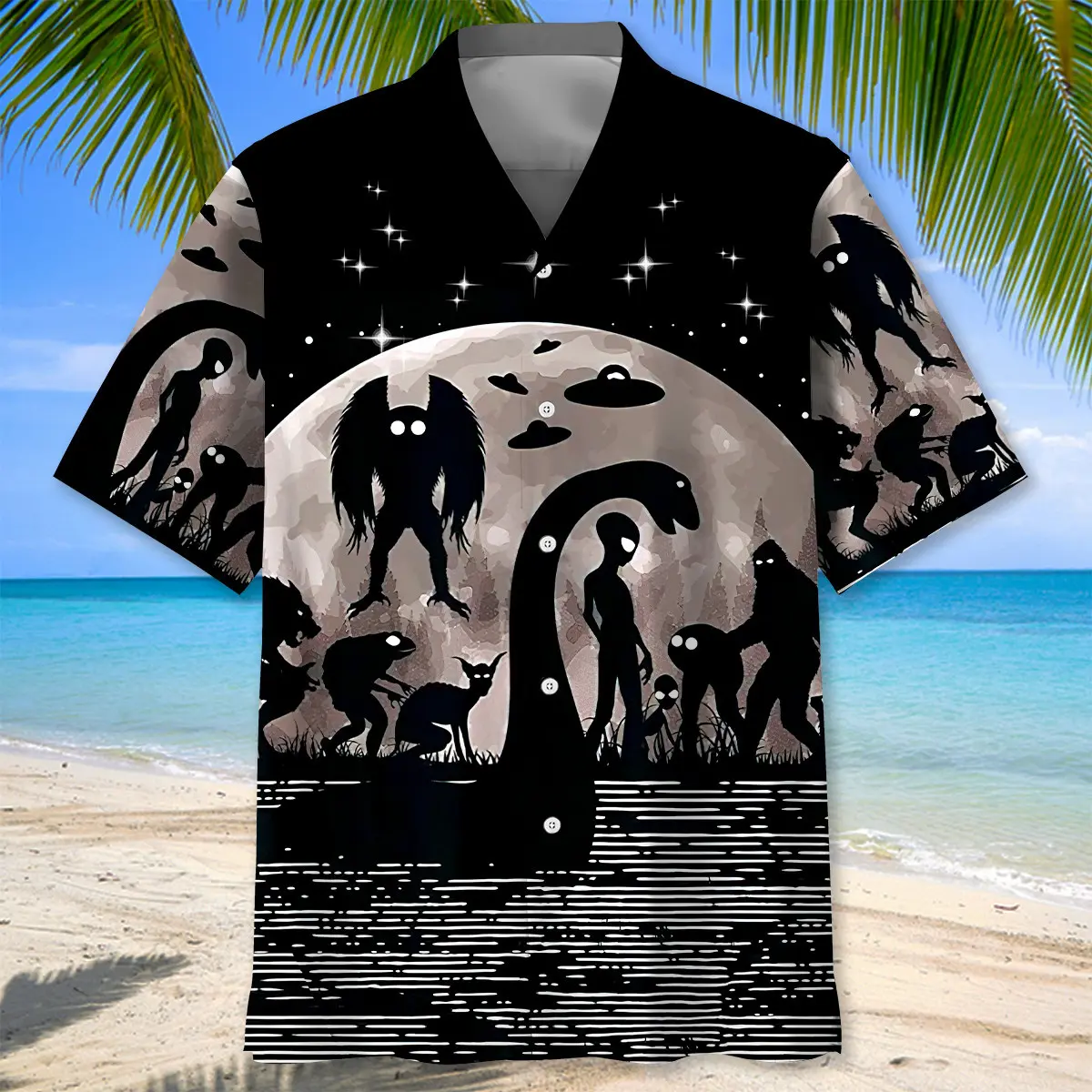 bigfoot-alien-nessie-night-hawaiian-shirt-1