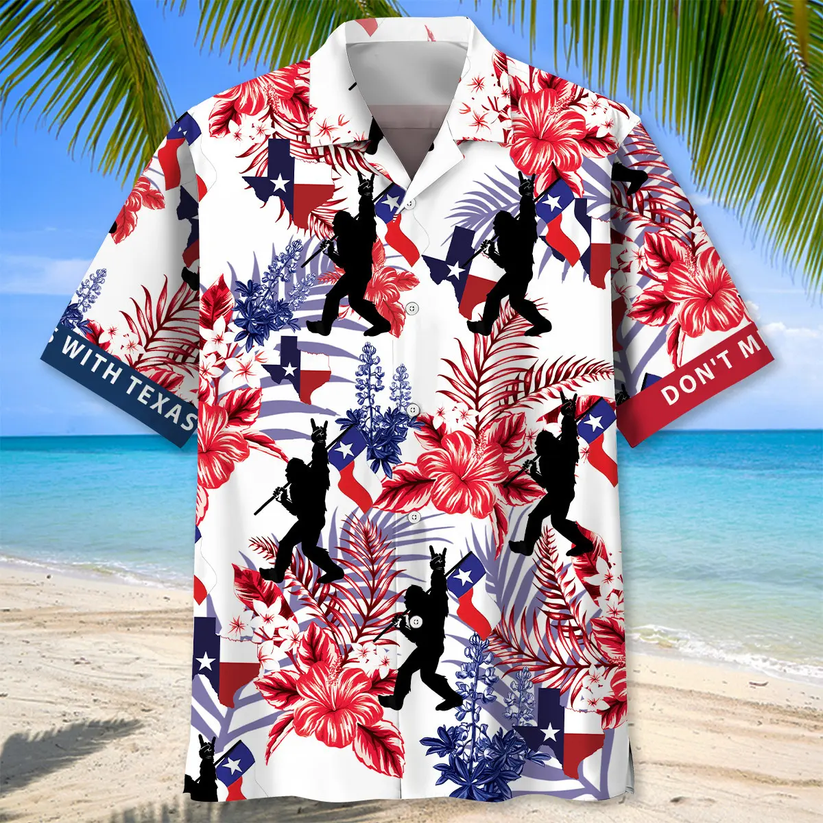 bigfoot-dont-mess-with-texas-hawaiian-shirt-1