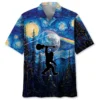 Bigfoot Guitar Starry Night Hawaiian Shirt HWBN2764374 - Beltina