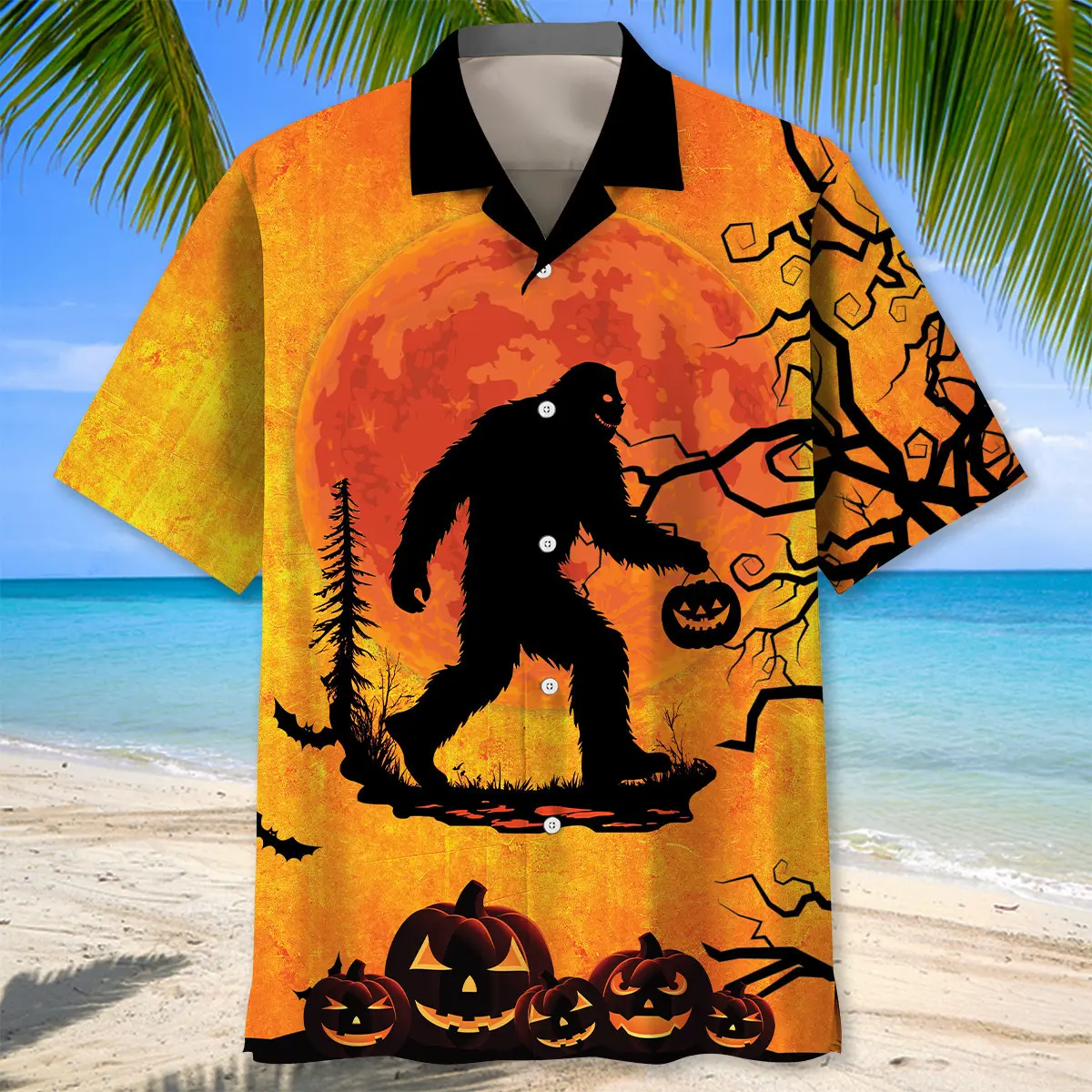 bigfoot-halloween-hawaiian-shirt-1