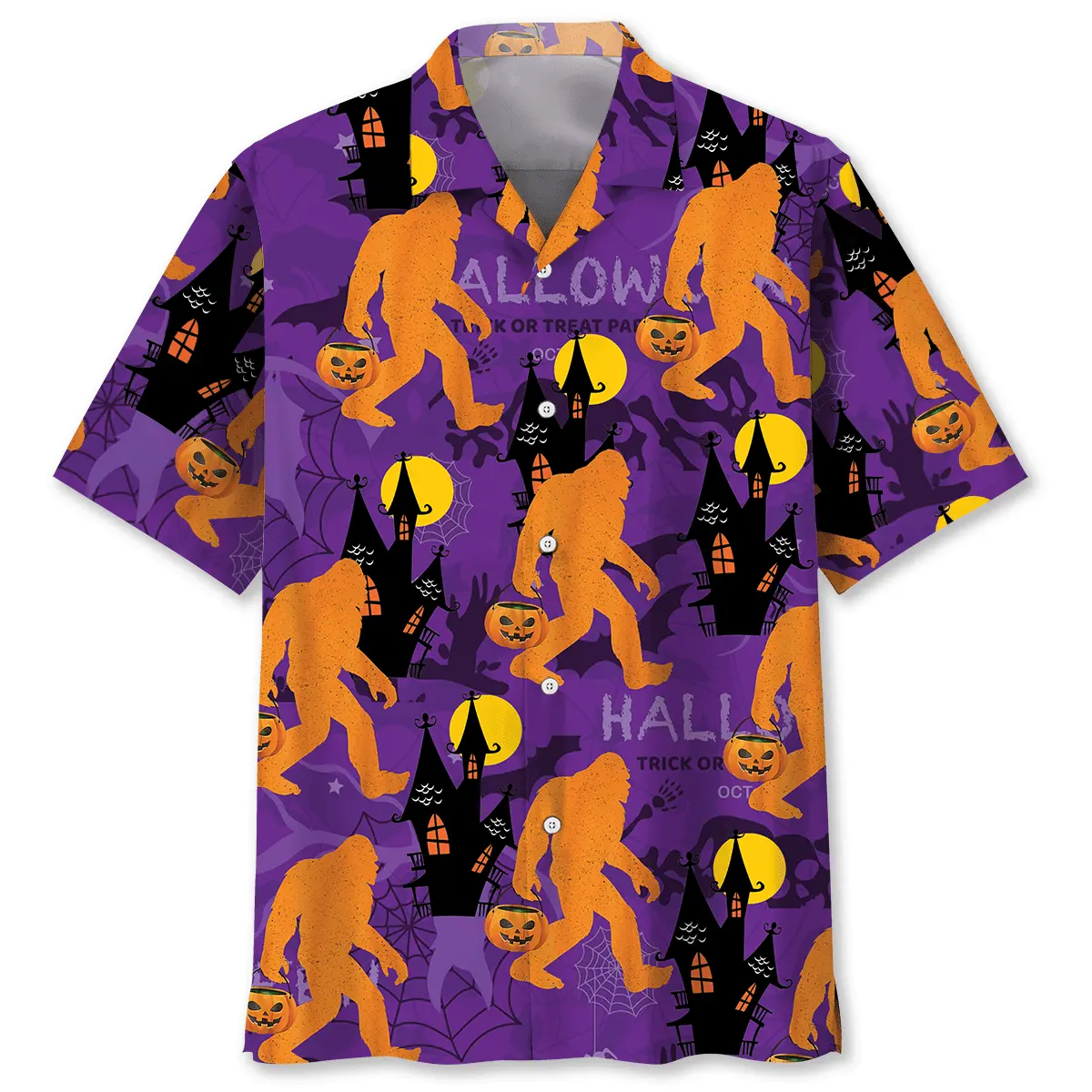 bigfoot-happy-halloween-hawaiian-shirt