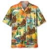 Bigfoot Hiking Funny Hawaiian Shirt HWBN2764082 - Beltina
