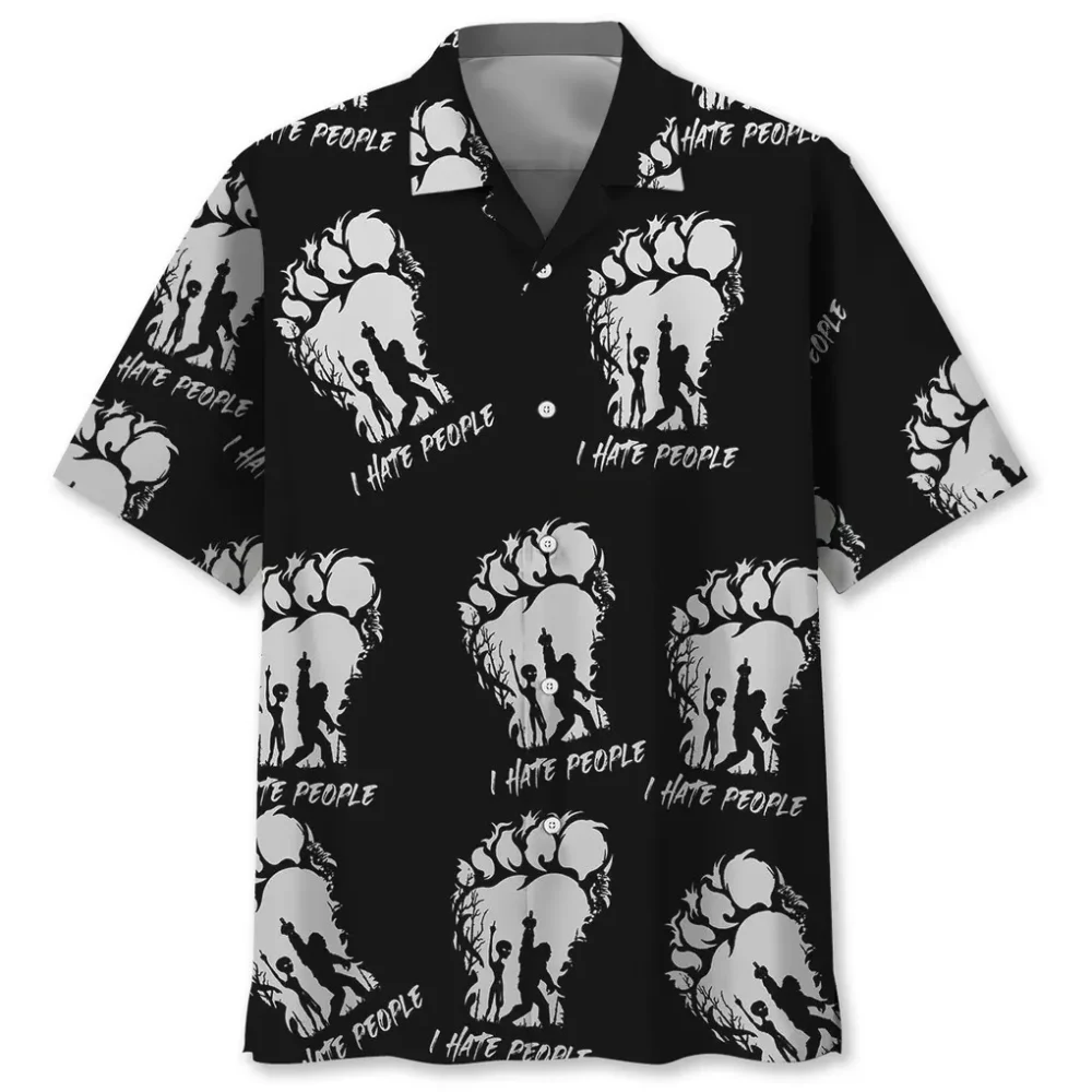 Bigfoot I Hate People Hawaiian Shirt HWBN2762421 - Beltina