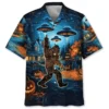 Bigfoot In A Horror Night Hawaiian Shirt HWBN2764408 - Beltina