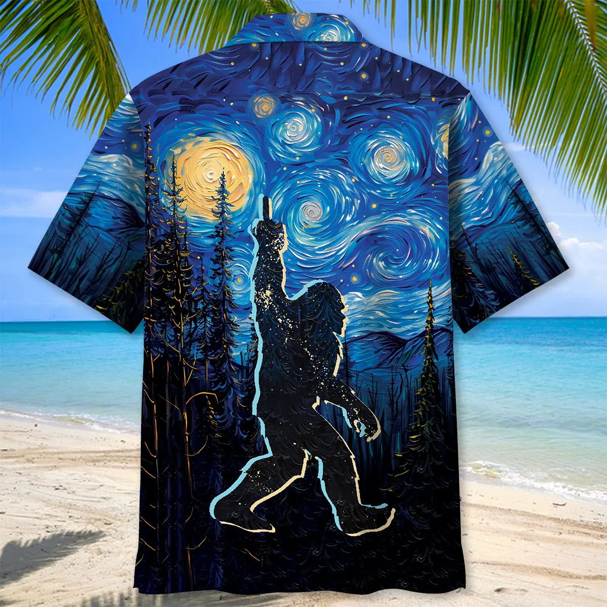 bigfoot-mystery-starry-night-hawaiian-shirt-3