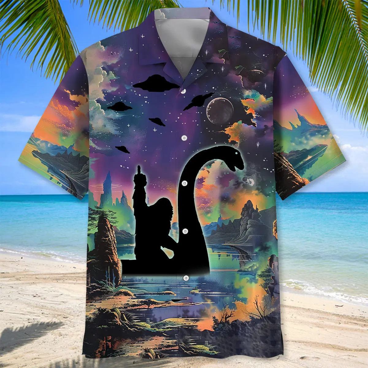 bigfoot-nessie-night-hawaiian-shirt-1