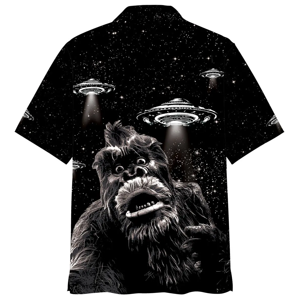 bigfoot-panicked-selfie-alien-hawaiian-shirt-2