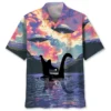 Bigfoot Riding Nessie Loch Ness Monster Hawaiian Shirt HWBN2763622 - Beltina