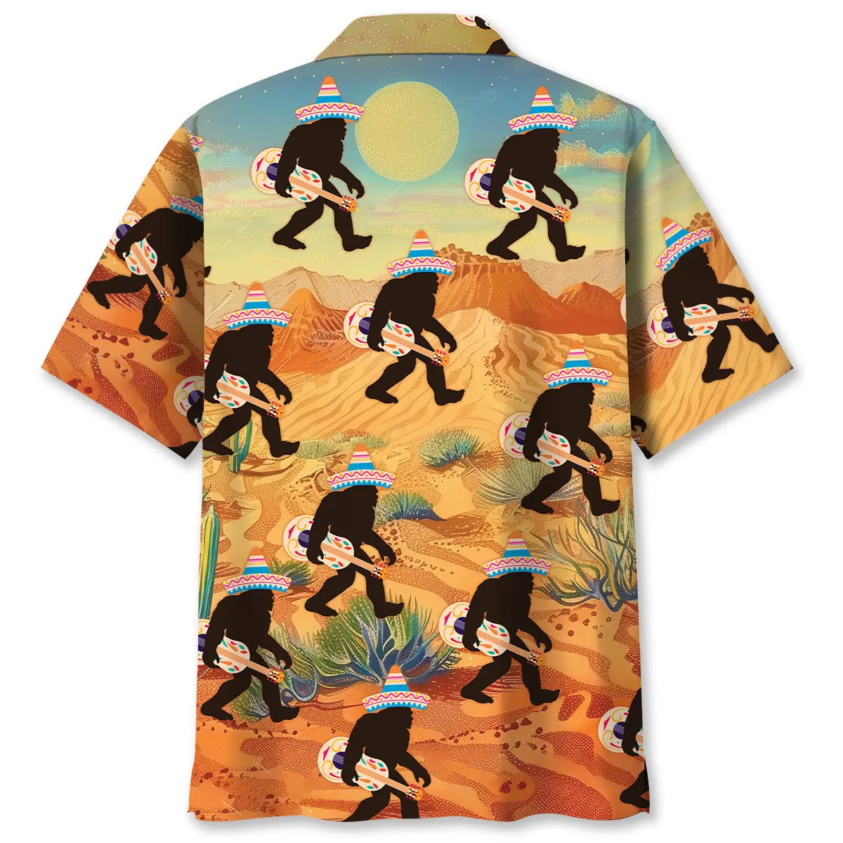 bigfoot-sasquatch-poncho-desert-hawaiian-shirt-2